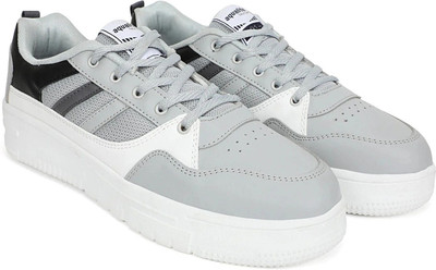 Aqualite Aqualite VEGAS-46 Men's Sports Shoes for Running with Lace-ups & Slip-Resistance Walking Shoes For Men(Grey , 10)