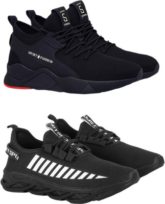 NOBELITE Combo Pack of 2 Pairs of Casuals For Men(Multicolor , 7)