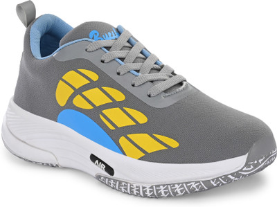 BUCIK BCK10115 Lightweight Comfort Extra Soft Summer Trendy Premium Stylish Party Sneakers For Men(Grey , 9)