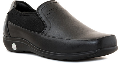 Khadim's Leather Slip On Slip On For Men(Black , 6)