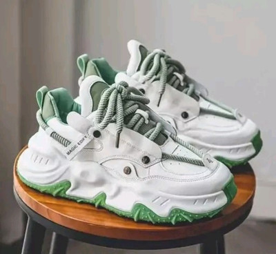 EVE AMERICAN Men's Speedcat LS Motorsport Inspired Sneakers Shoes Sneakers For Men Sneakers For Men(Green , 8)