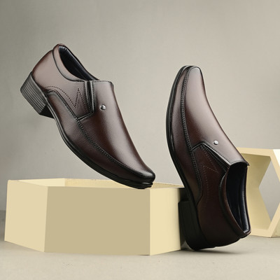 Azzaro Black Slip On For Men(Brown , 7)