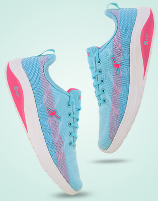 Sparx SL 258 Walking Shoes For Women(Green, Pink , 7)