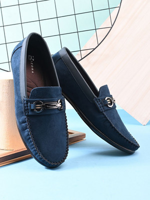 BIZORA shoe1 Loafers For Men(Navy , 7)
