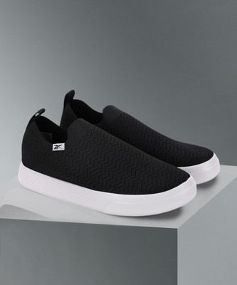 REEBOK OnLux Slip On Walking Shoes For Women(Black , 4)