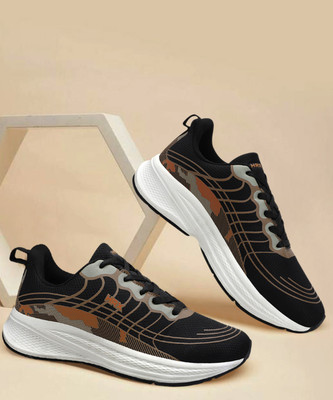 HRX by Hrithik Roshan Velocity Running Shoes For Men(Black , 7)