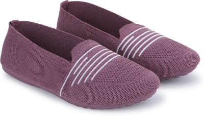 Aaska Premium Memory Foam Comfortable Stylish LightWeight Bellies For Women Bellies For Women(Purple , 9)