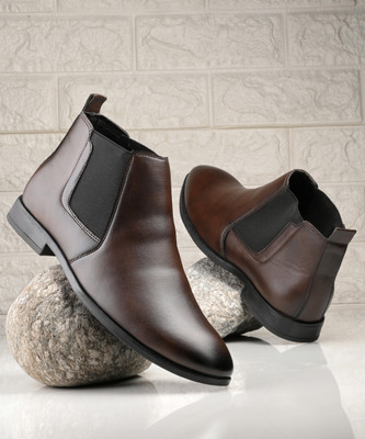 Roadster Boots For Men(Brown , 7)