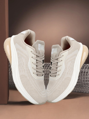 LANCER RAMBO-197BEG-WHT Running Shoes For Men(Beige , 8)