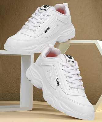 CLYMB JUMBO 02 Walking/Outdoor/Gym & Hiking Running Shoes For Men(White , 7)