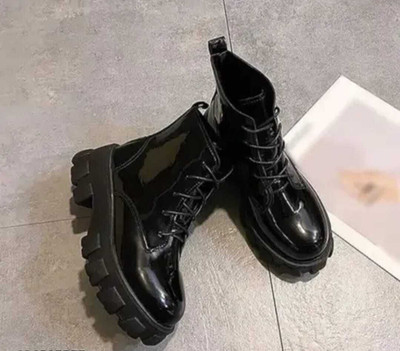 ZAPATOS Boots For Women(Black , 5)