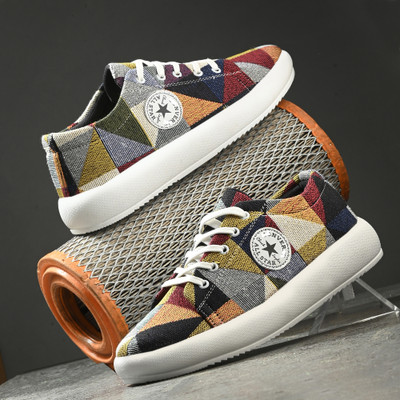 AMICO Chunky Sneakers For Men(Multicolor , 8)