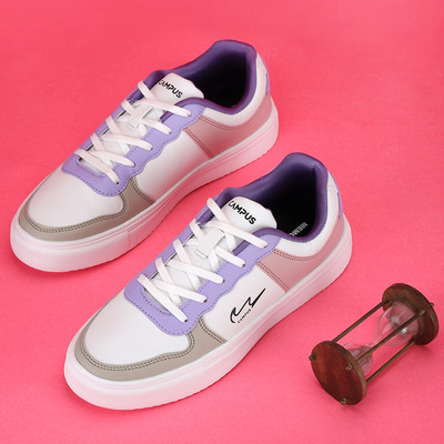 CAMPUS Sneakers For Women(White , 6)