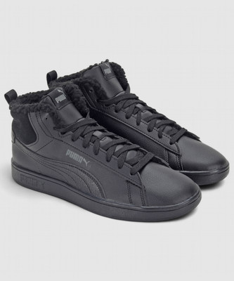 PUMA Puma Smash 3.0 Mid WTR Sneakers For Men(Black , 6)