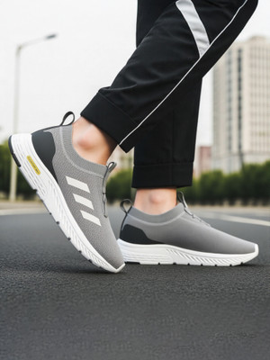 ADIDAS Mould 1 Sock M Walking Shoes For Men(Grey , 9)