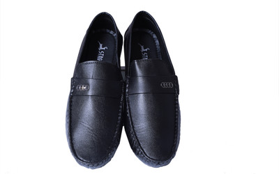 STAGWALK Men's Ethnic/Party wear Loafers Loafers For Men(Black, Black , 6)