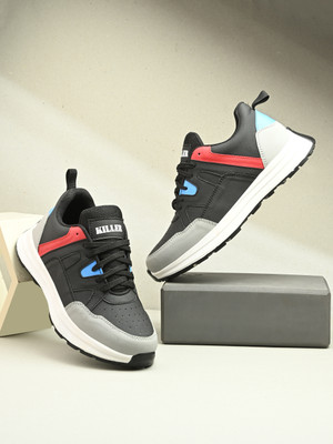 KILLER Comfortable Outdoor Sneakers For Men(Black , 8)