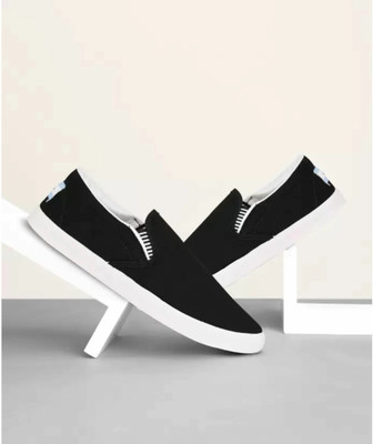 HOTSTYLE Loafers For Men(Black , 10)