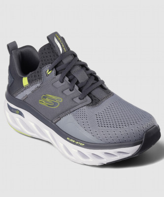 Skechers ARCH FIT GLIDE-STEP Running Shoes For Men(Grey , 7)