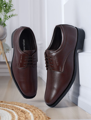 Bruklinn Formal Shoes Lace Up For Men(Brown , 11)