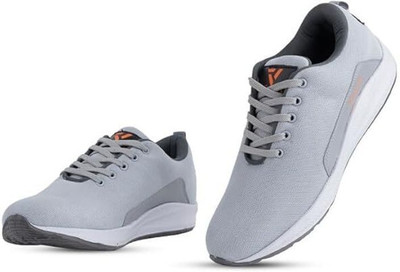 VIAZO Sports Shoes for Men's | Lightweight and Comfortable Running Shoes for Men Sneakers For Men(Grey , 9)