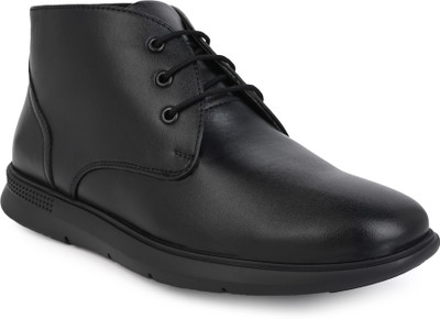 Roadster Casual Boots For Men(Black , 8)