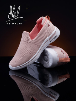 asian Firefly-118 Pink Sports,Gym,Traning,Walking Stylish Slip On Sneakers For Women(Pink , 5)