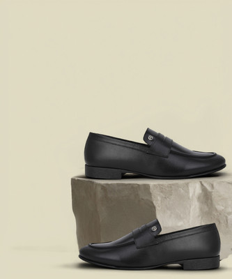 ALBERTO TORRESI Nancy Penny Loafers Suit/ Formal Wear Series 631 Soft Construct With TPU Sole Loafers For Men(Black , 7)