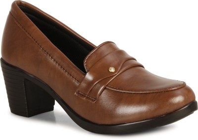 Saheb Loafers For Women(Brown , 4)