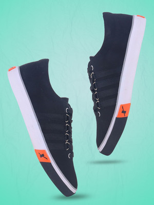 Sparx Stylish, Comfortable Canvas Shoes For Men(Black, Black , 10)