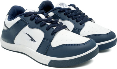 asian Sniper-11 White Sneakers,Casuals,Loafers,Stylish Sneakers For Men(White, Blue , 8)