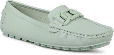 Inc.5 Inc.5 Ballerina Shoe For Women Loafers For Women(Green)