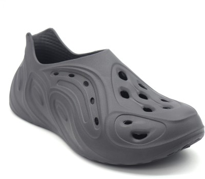 Bluetick EasyFlex Foam Soft Rubber Hybrid Shoes|Clogs for Men|Waterproof Shoes for Men| Slip On Sneakers For Men(Grey)