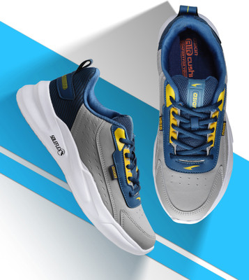 asian Waterproof-15 Grey Synthetic Sports,Training,Gym,Casual, Sneakers For Men(Grey, Blue , 7)