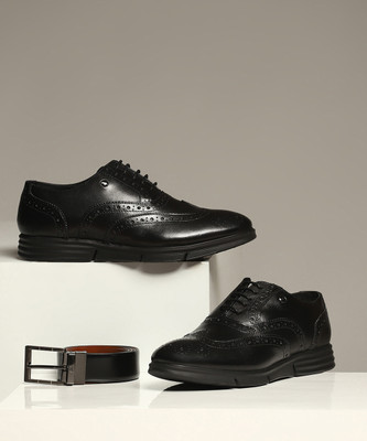 Monte Carlo Brogues For Men(Black , 10)