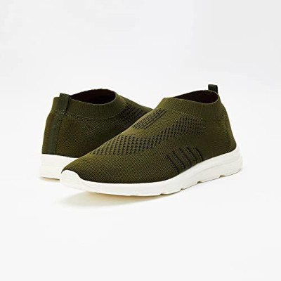 Vintek Slip On Sneakers For Men(Green , 3.5)