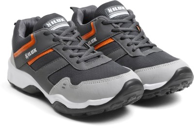 Elevarse Unique Attractive Training & Gym Shoes For Men(Grey, Orange , 9)