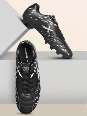 VECTOR X KICK-X Football Shoes For Men(Black, White)