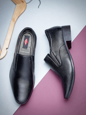 LEE COOPER Leather Slip-On Lightweight Comfort Trendy Premium Office/Party Slip On For Men(Brown , 6)