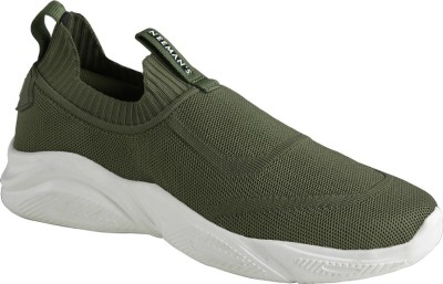 Neeman's Sole Max Slip-ons Casual Shoes For Men | Comfortable, Stylish & Breathable Slip On Sneakers For Men(Olive)