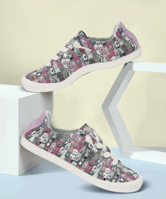 Skechers BEACH BINGO - DOG HOUSE PARTY Running Shoes For Women(Purple , 4)