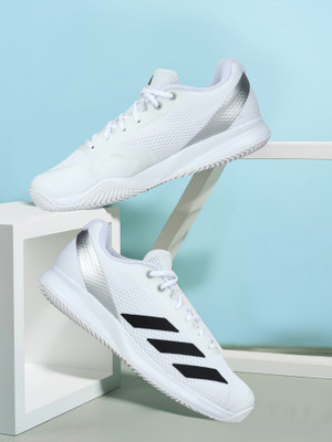 ADIDAS COURTFLASH SPEED 2 Tennis Shoes For Men(White , 8)
