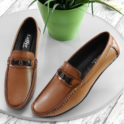 DBN STYLE DBN_L59_Tan Loafers For Men(Tan , 10)