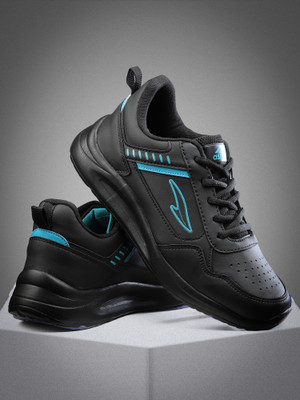 asian Sports,Casual,Walking.Gym,Training,Stylish TOOFAN-01 Running Shoes For Men(Black , 10)