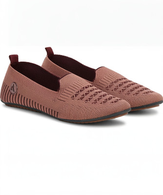 Aqualite Aqualite SKY-02 Women Casuals Shoes with Slip-Resistance & Comfort Insole Loafers For Women(Beige , 4)