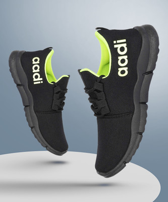 aadi Sneakers For Men(Black, Green , 7)