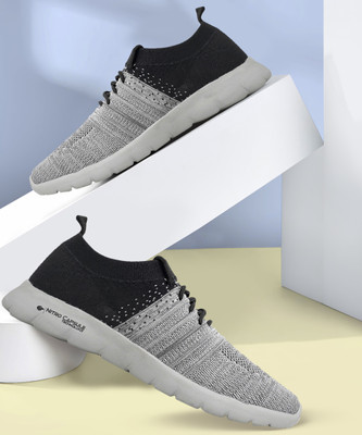 asian Casual Sneaker Shoes for Men | Soft Cushioned Insole || Storm-02 Sneakers For Men(Grey , 9)