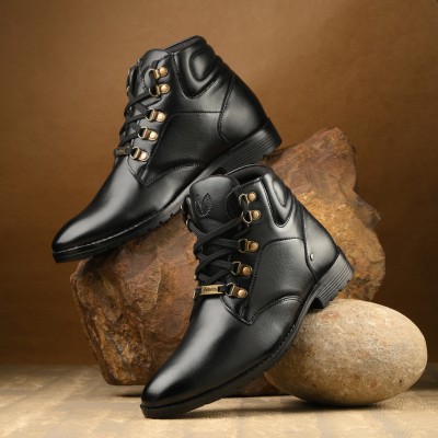Vellinto Boots For Men(Black)