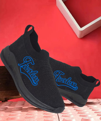 Kenamin SPORTS FOR MEN & KIDS Running Shoes For Men(Black, Blue , 10)