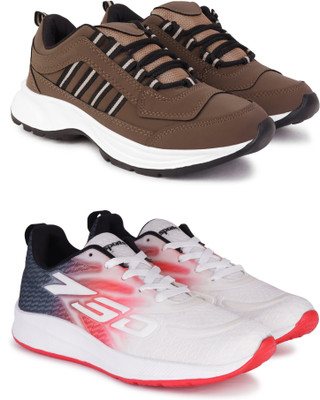 New Oranie Stylish Casual Shoes for Men Casuals For Men(Brown, White , 9)